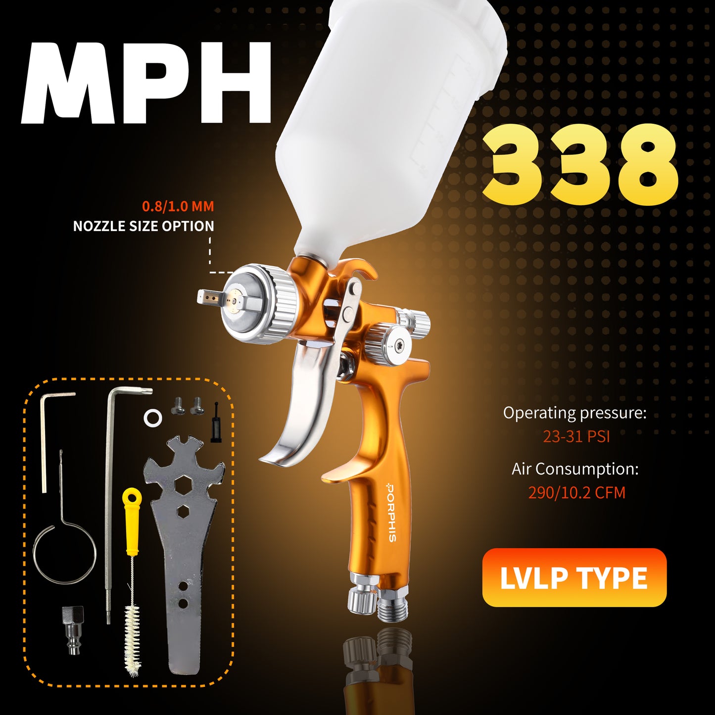 MPH-338 Mini Spray Gun