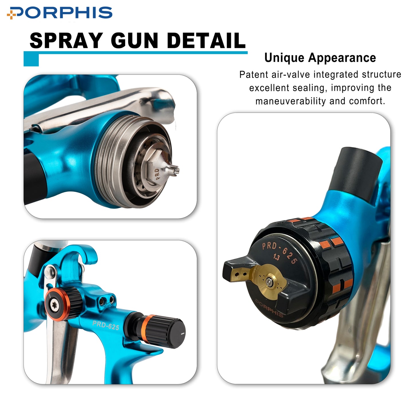 MP PRD-625 SPRAY GUN 1.3mm