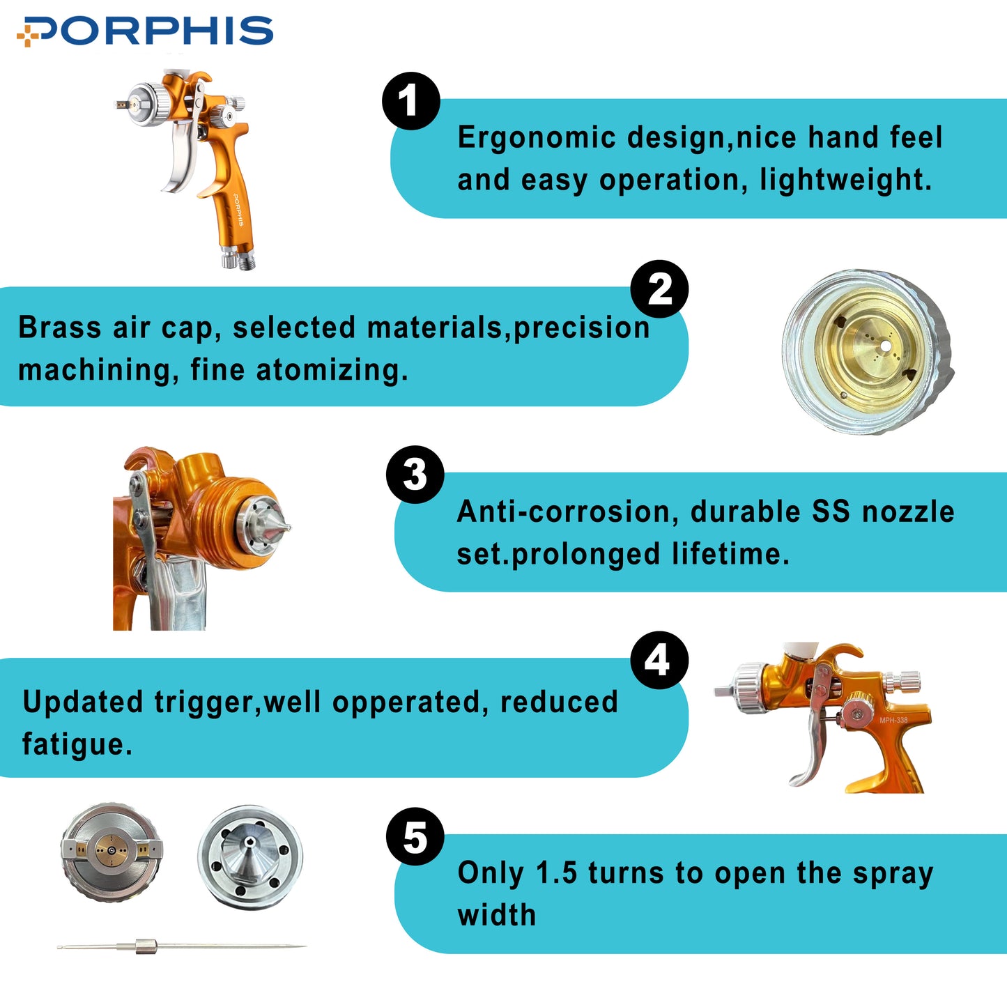 MPH-338 Mini Spray Gun