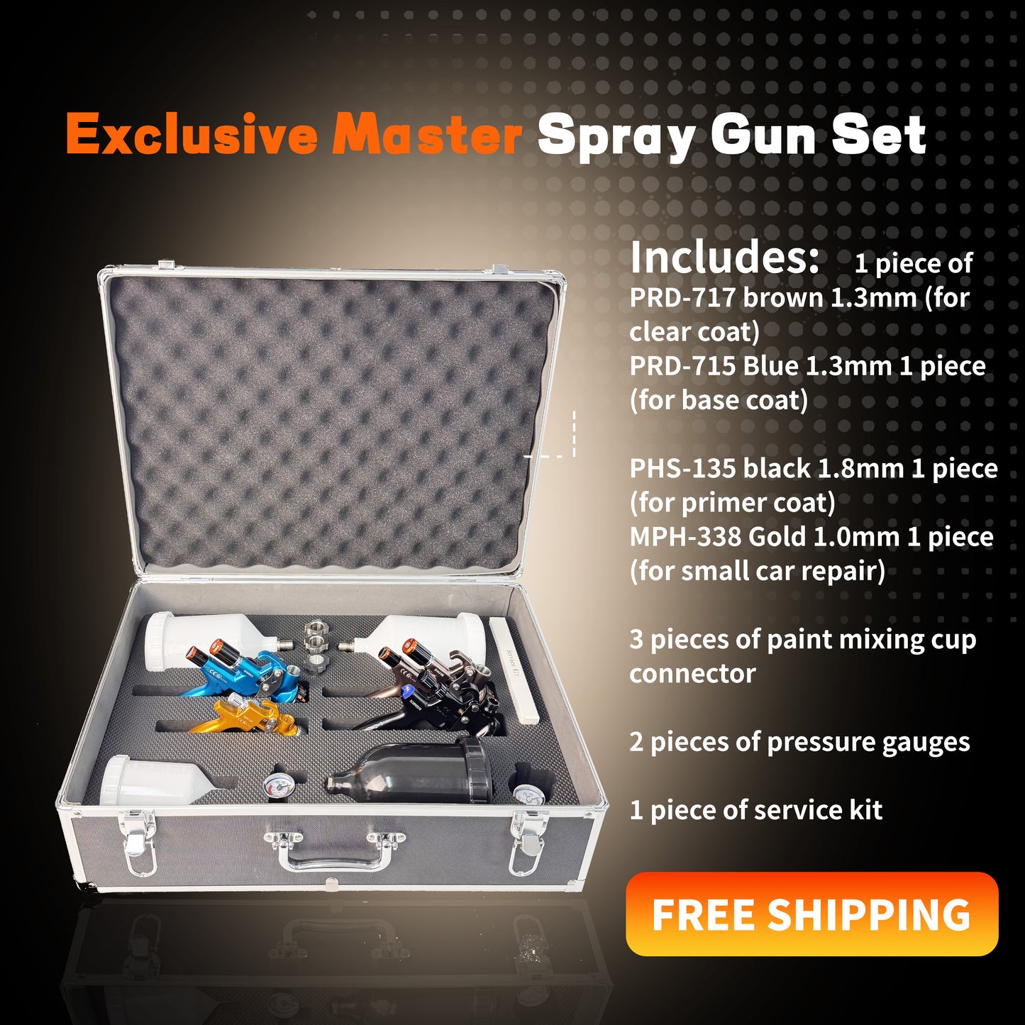 PORPHIS Exclusive Master Spray Gun Set