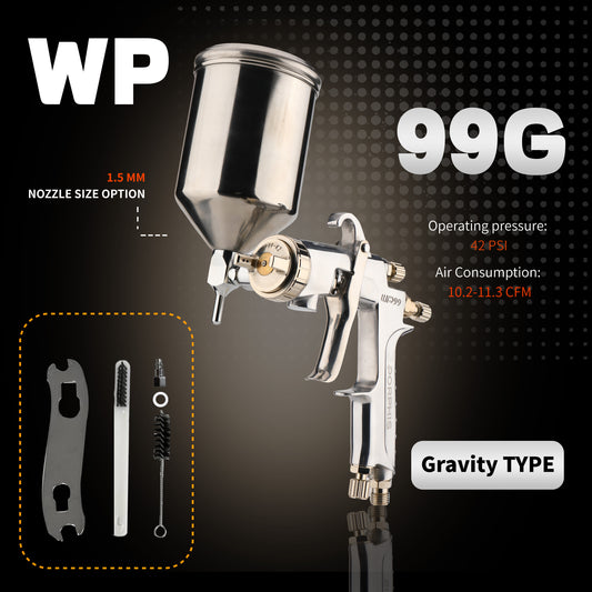 WP99G industrial spray gun 1.5mm